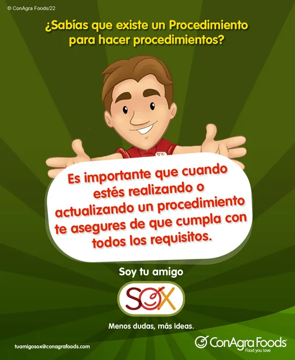 Desarrollo de vocero ConAgra Foods 4
